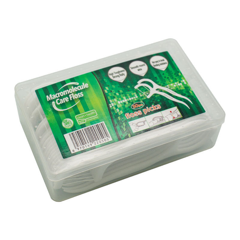 Dental Floss 50 Square Boxed Dental Floss Sticks