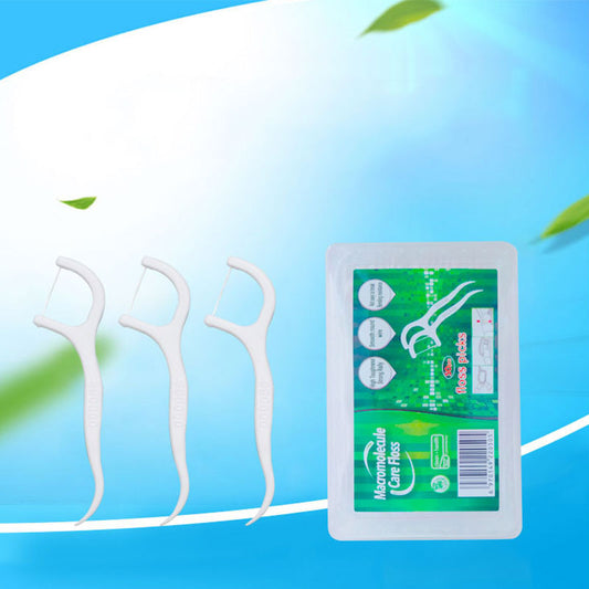 Dental Floss 50 Square Boxed Dental Floss Sticks